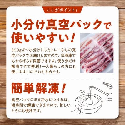 「かごしま黒豚さつま」スライス3種1.8kgセット【配送不可地域：離島】