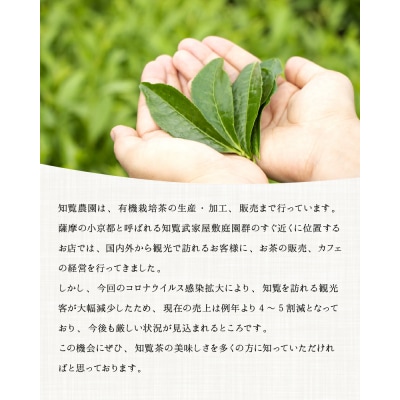 知覧農園 オーガニック抹茶オリジナル3缶