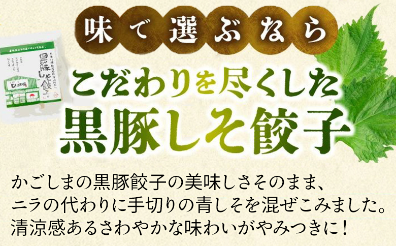 015-18 かごしま黒豚しそ餃子60個(タレ付）