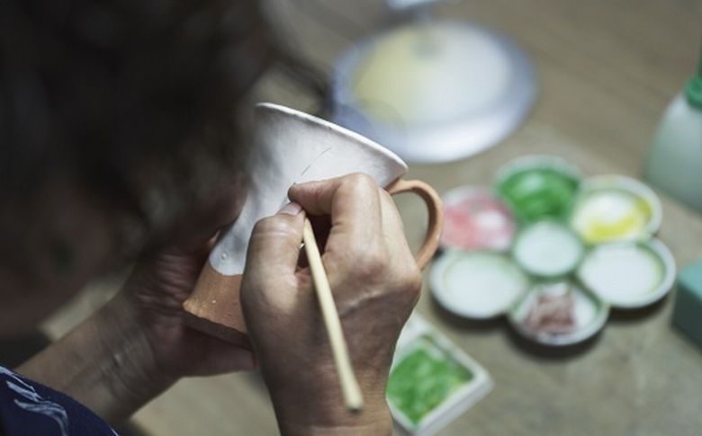 026-A-19 野の花工房 楕円深皿・小鉢セット