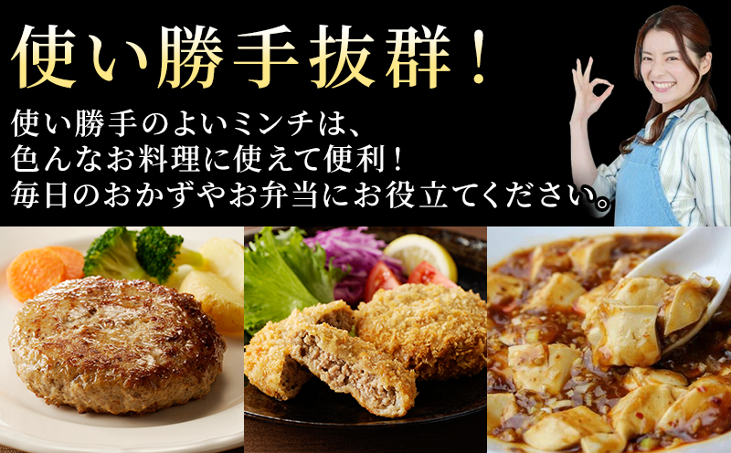 027-50 鹿児島県産黒豚ミンチ500g×6Pセット