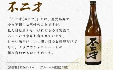 047-22 焼酎「晴耕雨読・不二才」720mlセット