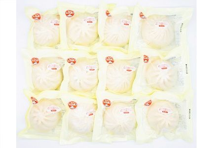 087-02 鹿児島黒豚100%使用!手包み黒豚まん12個