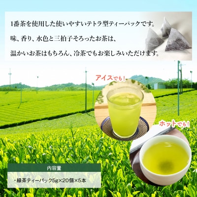 【けやき製茶】かごしま知覧茶便利茶5本セット