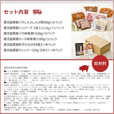 かごしま黒豚さつま豪華バラエティセット【配送不可地域：離島】