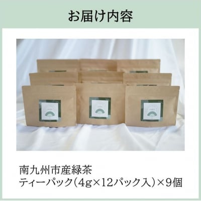 小堀製茶の2025年産煎茶『TEA PACK』9個セット