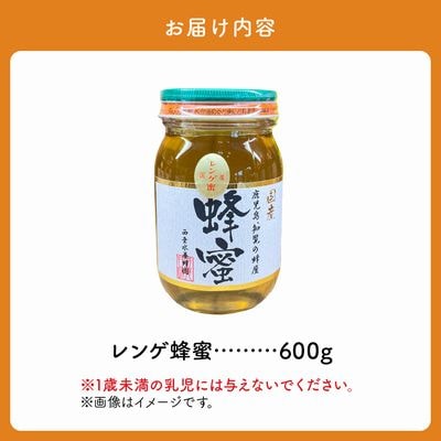 国産レンゲ蜂蜜600g