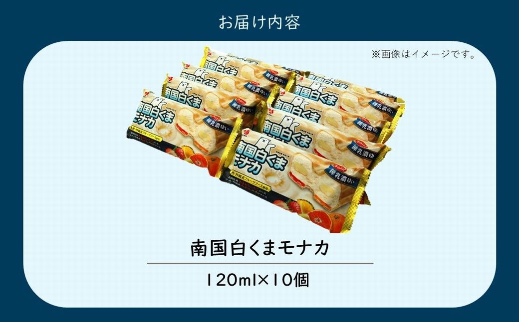 008-74 南国白くまモナカ10個セット