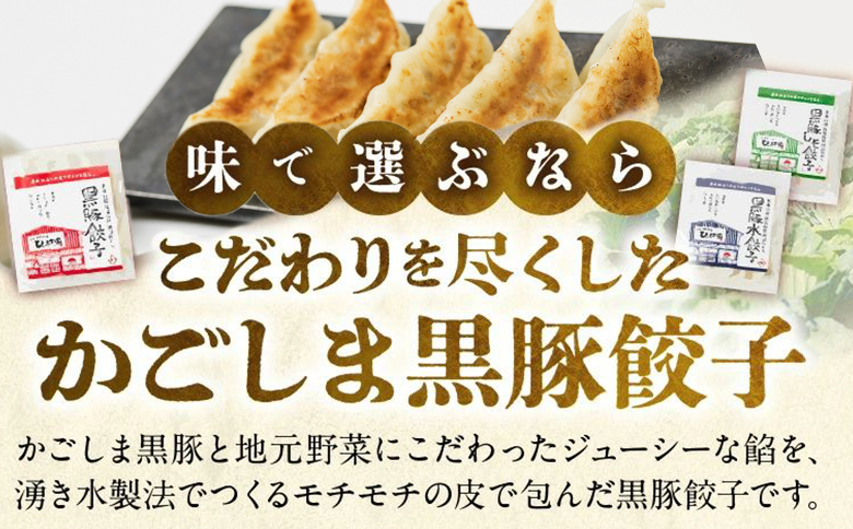 015-19 ひぃ坊家の黒豚餃子3種60個(タレ付）