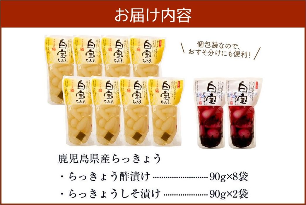 017-04 鹿児島県産砂丘らっきょう漬け大容量セット