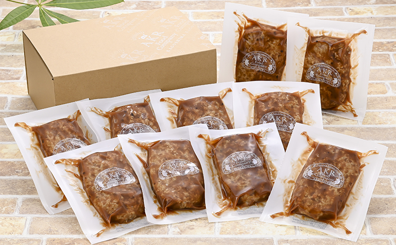 052-06 「かごしま黒豚さつま」デミグラスハンバーグ20個セット