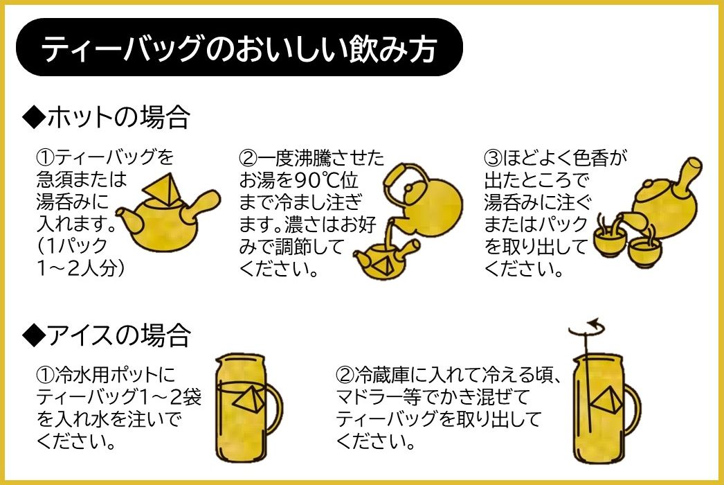 064-08 かごしま知覧茶ティーバッグ 5本セット