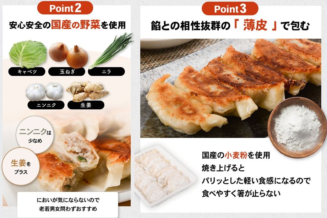 071-08 黒毛和牛ハンバーグ・黒豚餃子セット