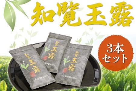 051-19 貴重！知覧玉露3本セット