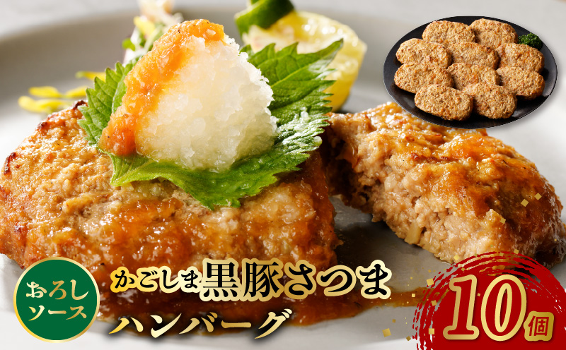 052-25 かごしま黒豚ハンバーグおろしソース10個