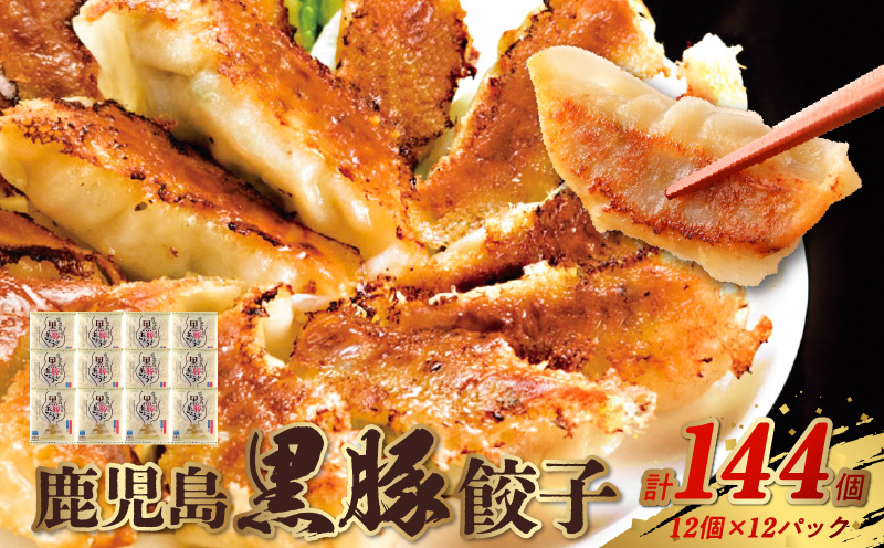 062-1-14 鹿児島黒豚餃子12P(計144個)