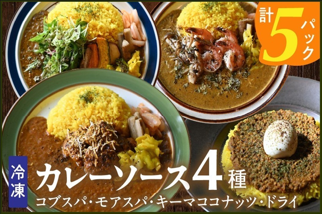 131-01 冷凍カレーソース4種5食分
