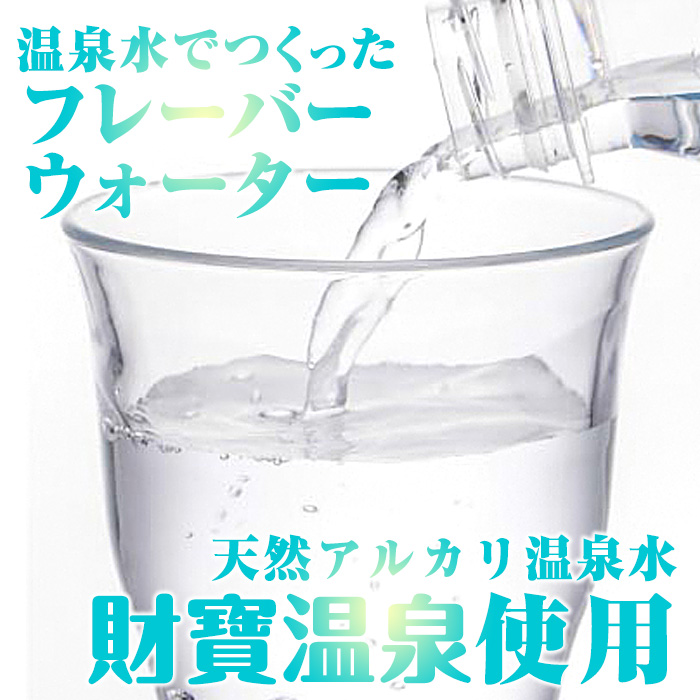 isa592 【定期便6回】財寶温泉 レモン水(500ml×48本×6回・合計288本)レモンフレーバー ペットボトル カロリーオフ 天然アルカリ温泉水 使用 レモン 果汁 エキス使用 鹿児島県 伊佐市 で製造 甘さ控えめ 水分補給【財宝】