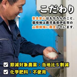 Z9-01 かめさんのお米(5kg・ひのひかり) 伊佐米 米 コメ 白米 精米 ごはん ご飯 ヒノヒカリ 5kg 【Farm-K】