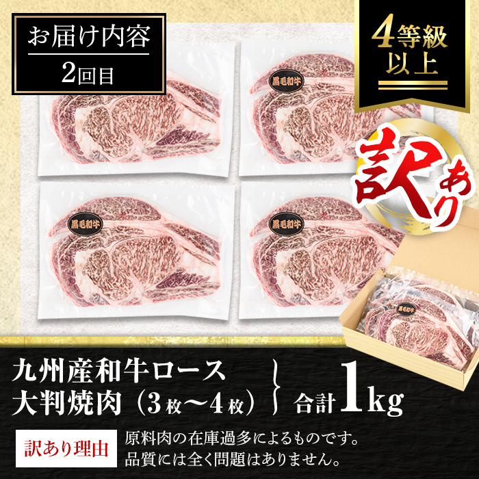 isa447 【定期便3回】牛肉贅沢コース (合計2.6kg) 国産 肉 牛肉 霜降り すきやき しゃぶしゃぶ 牛しゃぶ 冷凍 ロース カタロース 肩ロース リブロース ステーキ アウトドア BBQ 食べ比べ セット【サンキョーミート株式会社】