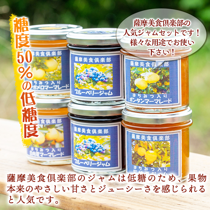 isa553 《数量限定》5種のバラエティージャム食べ比べセット(計12個・ブルーベリー×4、紅甘夏×2、ボンタン×2、サワーポメロ×2、日向夏×2) 加工食品 果物 フルーツ 詰め合わせ 果肉 柑橘  低糖 ハンドメイド ジャム ギフト マーマレード【薩摩美食倶楽部】