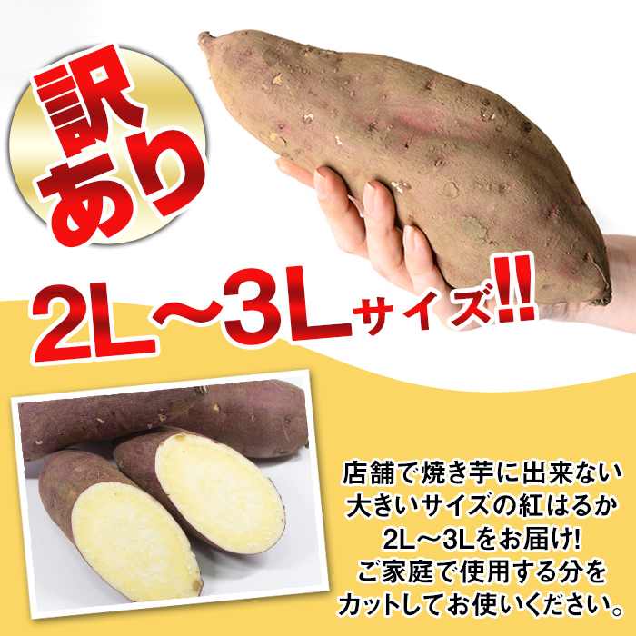 isa425 《訳あり・予約受付中！2026年2月より順次発送予定》熟成紅はるか(約5kg・2L～3Lサイズ混合) 訳あり さつまいも 紅はるか 鹿児島 生芋 完熟 長期熟成 土付き べにはるか サツマイモ 焼き芋に 【いさ工房】