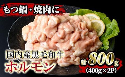 isa205 国内産黒毛和牛!ホルモン(計800g・400g×2P)大腸・小腸・赤センマイをミックス!小分け真空パックでお届け!もつ鍋・焼肉・煮込みに 国産 牛 和牛 大腸 小腸 赤センマイ ミックス 小分け 真空パック もつ鍋 焼肉 煮込み BBQ バーベキュー アウトドア 冷凍 冷凍便 [堀ノ内商会]