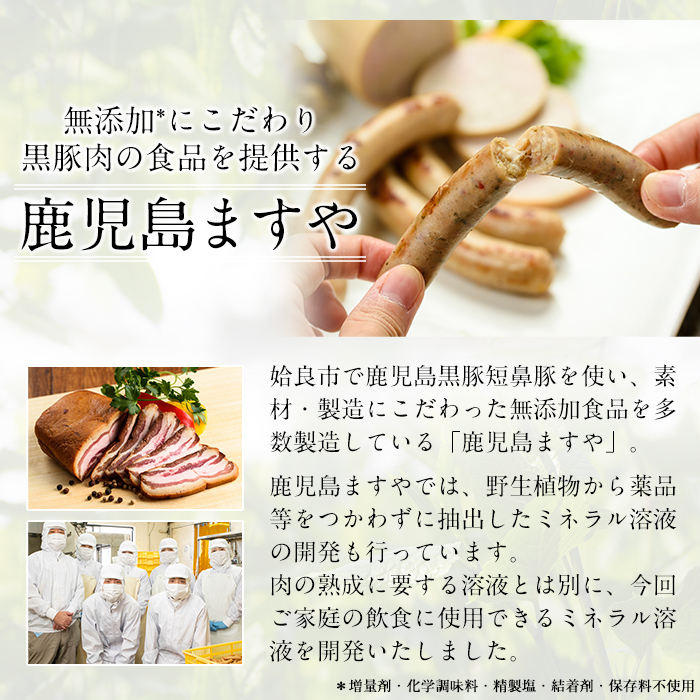 a991 美ねら水(みねらすい)・野生植物抽出ミネラル含有溶液(1本・100ml)【鹿児島ますや】 姶良市 みねらる ミネラル 鮮度維持 栄養補給 健康補助 健康食品 栄養 健康