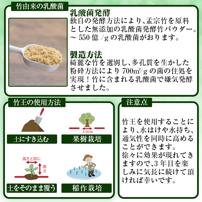 a876「薩摩の竹づくし」竹王20kgセット(計20kg・5kg×4袋) 【株式会社国元商会】 姶良市 竹パウダー 竹 土づくり マルチング 土壌改良 肥料 家庭菜園 ベランダ菜園 プランター 自然栽培 自然農法