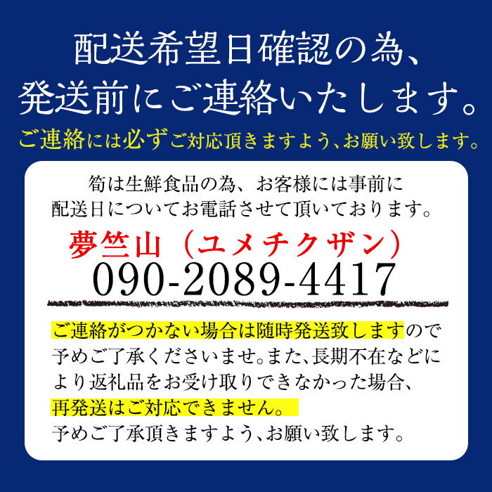 a806 ＜先行予約受付中！2025年12月下旬～2026年2月末の間に発送予定＞数量限定！早堀り筍(正味約1.5kg)【夢竺山株式会社】国産 早堀り たけのこ タケノコ 筍 竹の子