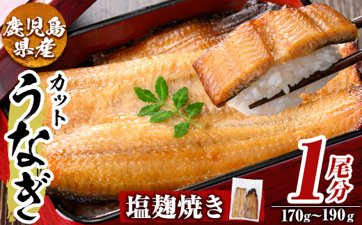 a982-C うなぎ塩麹焼き・1尾分(170g〜190g)[うえの屋]