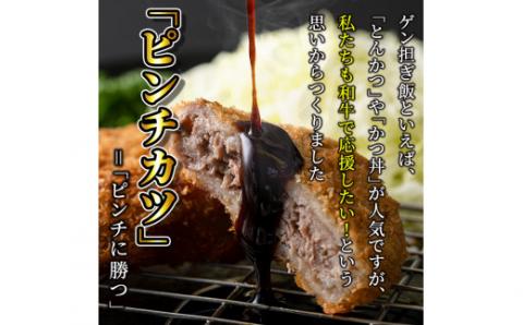 s506 和牛100％！サクッとジューシーピンチカツ(計700g・70g×10個) 鹿児島 国産 和牛 黒毛和牛 牛肉 肉 メンチカツ ミンチカツ 惣菜 おかず 時短 冷凍【福永畜産】
