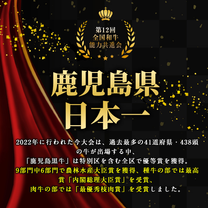 鹿児島黒牛サーロインステーキ2枚・すきやきセット1.0ｋg_ja-7110