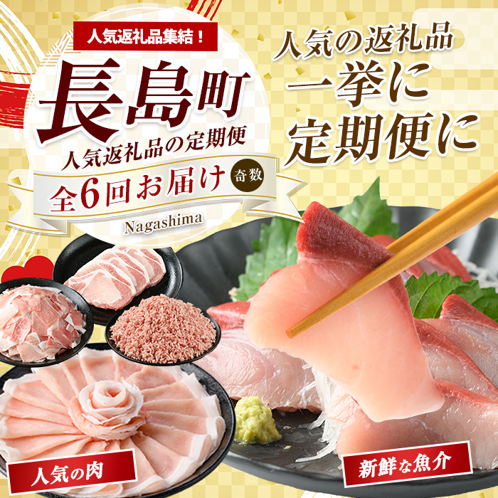 《奇数月発送全6回》全事業者 長島町スペシャル定期便 _nagashima-1538