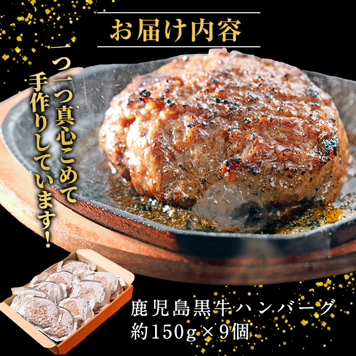 鹿児島黒牛特選ハンバーグ9個入り【nixy中山亭】_chuzan-7012