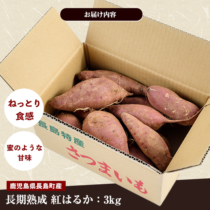 《先行予約》〈数量限定〉和喜雄さんといつみさんのはちみつ芋(計3kg)【飯尾和喜雄農園】_iio-7086