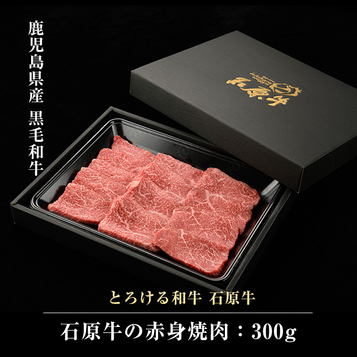 石原牛の赤身焼肉セット(300g) 石原牛 赤身 焼肉用 国産 牛 ウシ 牛肉 焼肉 BBQ バーベキュー ビーフ 冷凍【石原PRO】_ishihara-7088
