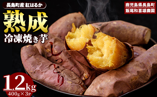 《先行予約》和喜雄さんといつみさんの冷凍焼き芋(約1.2kg) 焼き芋 冷凍 紅はるか さつまいも 熟成 鹿児島 スイーツ お菓子 おやつ 【飯尾和喜雄農園】_iio-7087