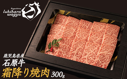石原牛の霜降り焼肉セット(300g) 石原牛 焼肉用 霜降 国産 牛 ウシ 牛肉 焼肉 BBQ バーベキュー ビーフ 冷凍【石原PRO】_ishihara-7093