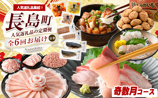《奇数月発送全6回》全事業者 長島町スペシャル定期便 _nagashima-1538