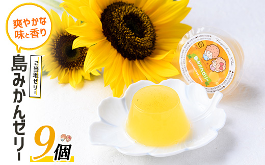 先人からの贈り物 島みかんゼリー(9個)【レガーレ・ワキタ】_waki-7331