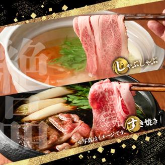 y425 鹿児島黒牛すきしゃぶ食べ比べセット(ロースもしくはカタローススライス500g・モモもしくはカタスライス500g) 国産 九州産 牛肉 黒牛 黒毛和牛 焼き肉 すき焼き しゃぶしゃぶ 肩ロース【さつま屋産業】