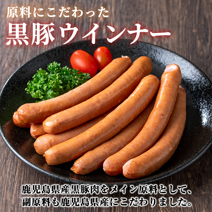 y462 《プレーン》 ナンチクの黒豚MEGUMIウインナー 計432g （144g×3P） 国産 鹿児島県産 豚肉 ぶた お肉 弁当 惣菜 おかず 朝ごはん 朝ご飯 朝食 ディナー スープ ポトフ ウィンナー ソーセージ 【ナンチク】