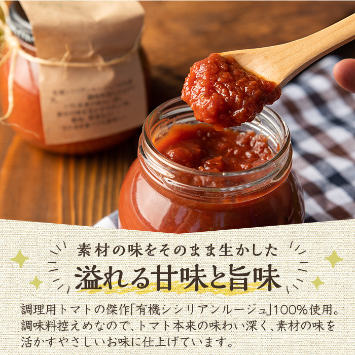 y380 《数量限定》トマトケチャップ2個(280g×2個)完熟有機トマトを使用した手作りトマトケチャップはそのままソースとしても使える優しいお味の調味料 国産 九州産 鹿児島県産 有機野菜 とまと オムライス オムレツ 【雲月農園】