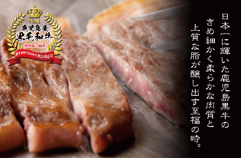 №4037-1 A4等級以上！鹿児島黒牛サーロインステーキ＆魔王＆梅酒　Aセット