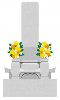 №4011-1 お墓の掃除代行+献花サービス　2回分