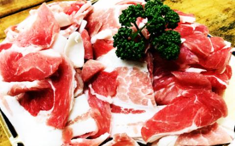 №1133-3 【かごしま黒豚】 切り落とし