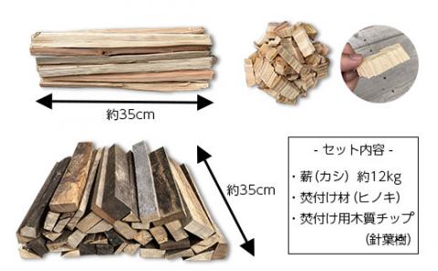 №029-1 【moze Hanaze maki】キャンプ・バーベキューに最適な薪（カシ）