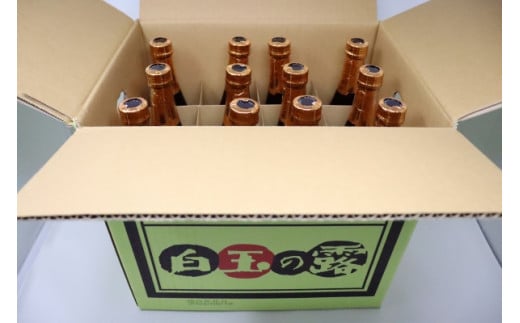【数量限定】No.4044-1　白玉醸造　芋焼酎「白玉の露（4合瓶）」12本セット