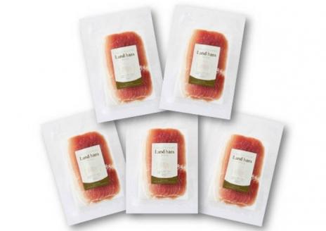 №1291-1 錦江町産 舞桜豚の生ハム（塩分控えめ）100g×5袋